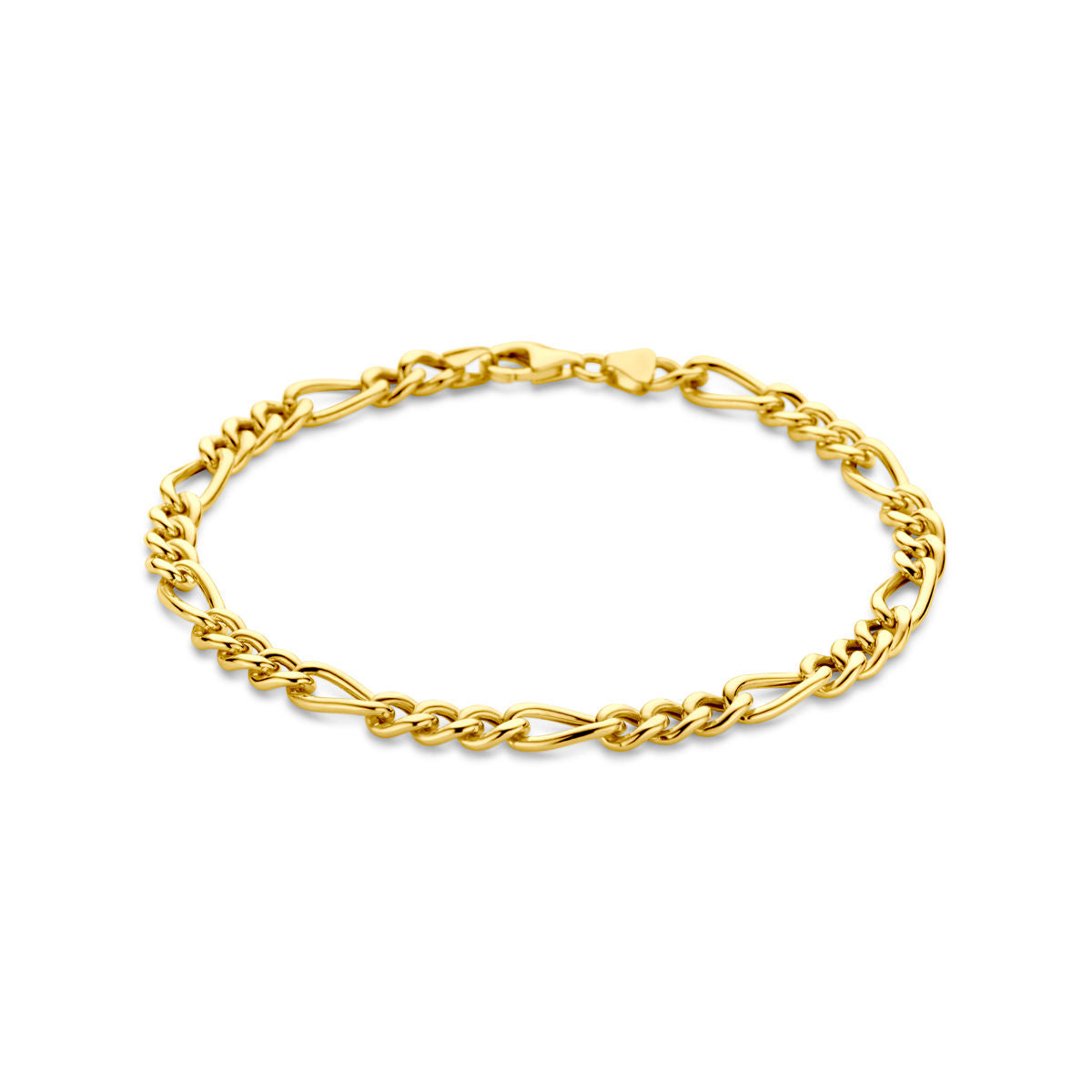 Bracelet figaro 5,3 mm 21 cm 14k - 40.29860