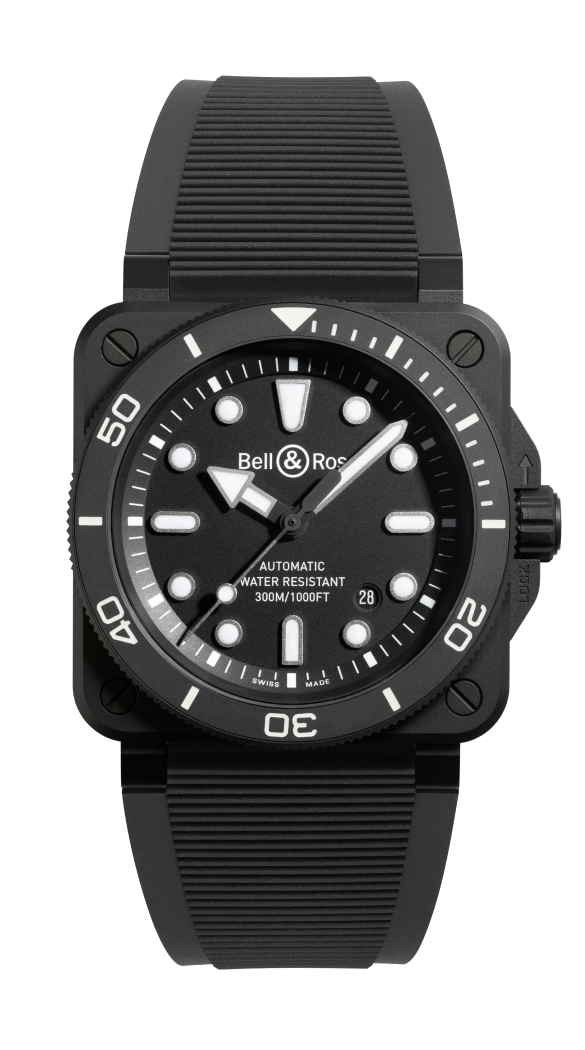 BR 03 DIVER BLACK MATTE CERAMIC