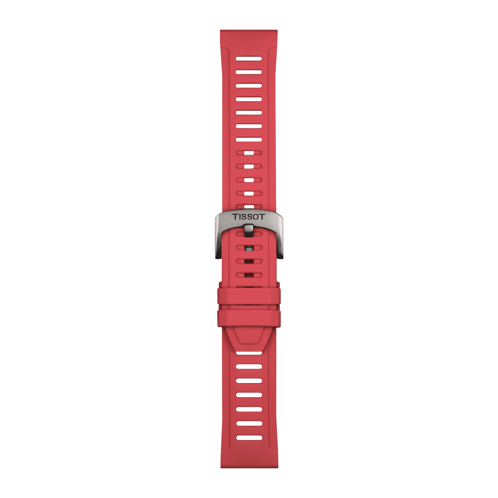 Tissot Official Red Silicone Strap Lugs 21 mm - Brunott Juwelier