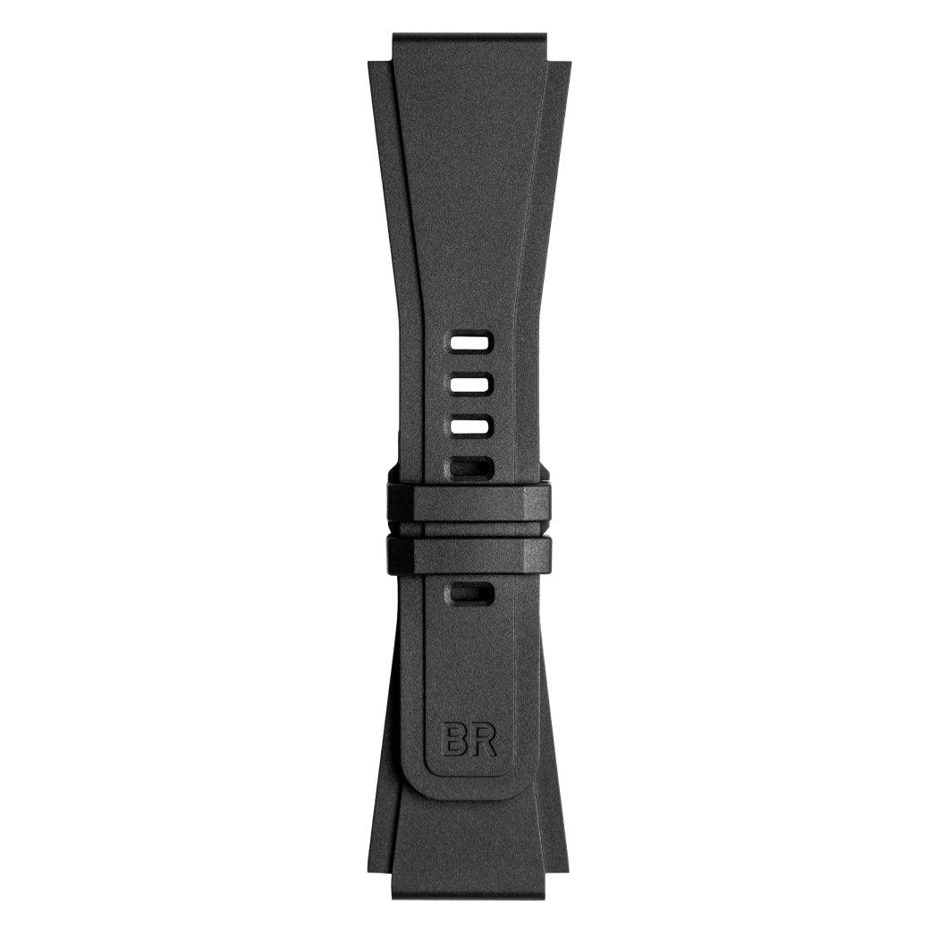 BR 03 (⌀ 41 MM) BLACK RUBBER STRAP (Buckle sold separately)