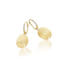 DANCING "ÉLITE" GOLD BALL DROP EARRING WITH DIAMONDS DETAILS - Brunott Juwelier