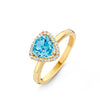 ETNA RING 055145AT MET SWISS BLUE TOPAAS - Brunott Juwelier