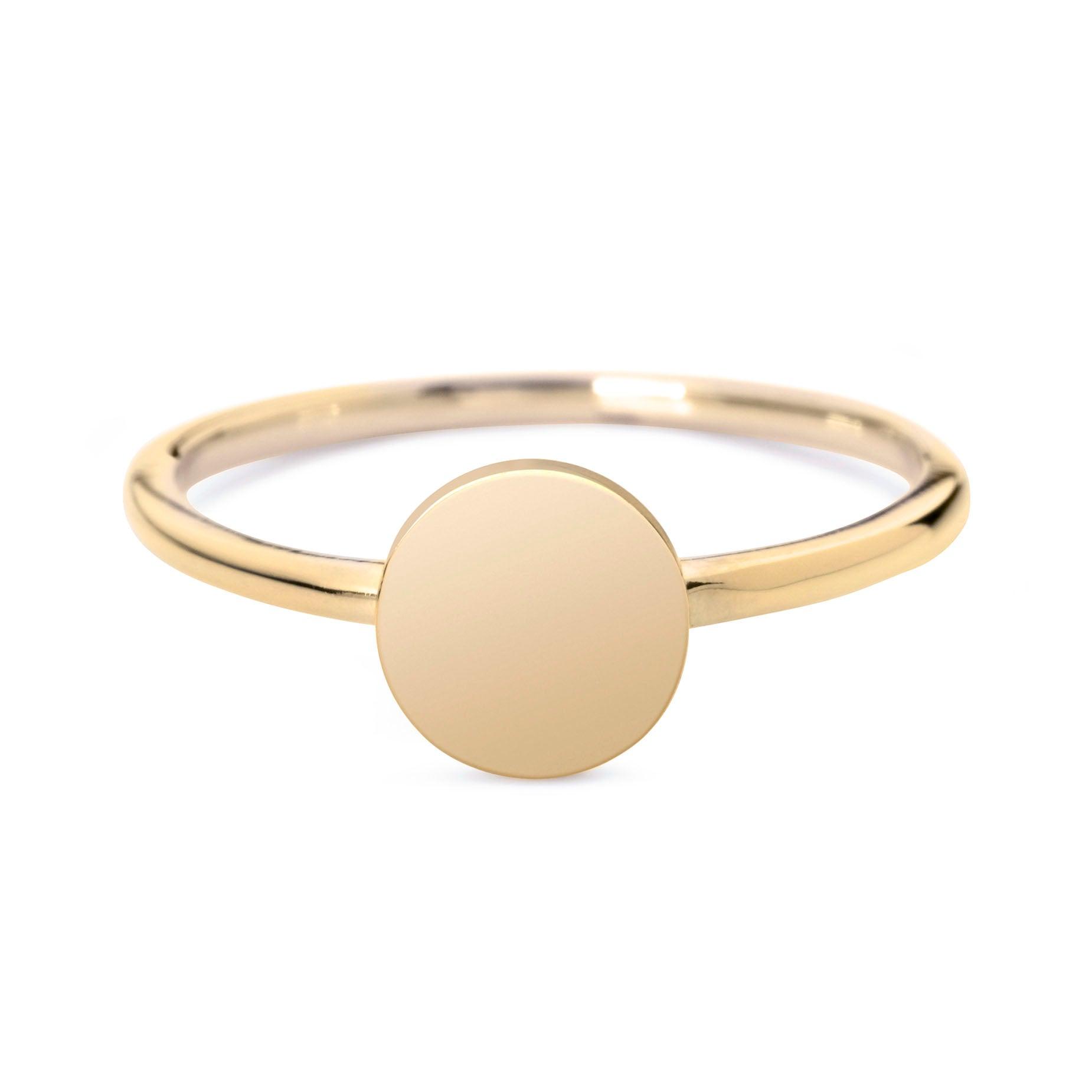 RING DISC 'FOREVER' SMOOTH POLISHED