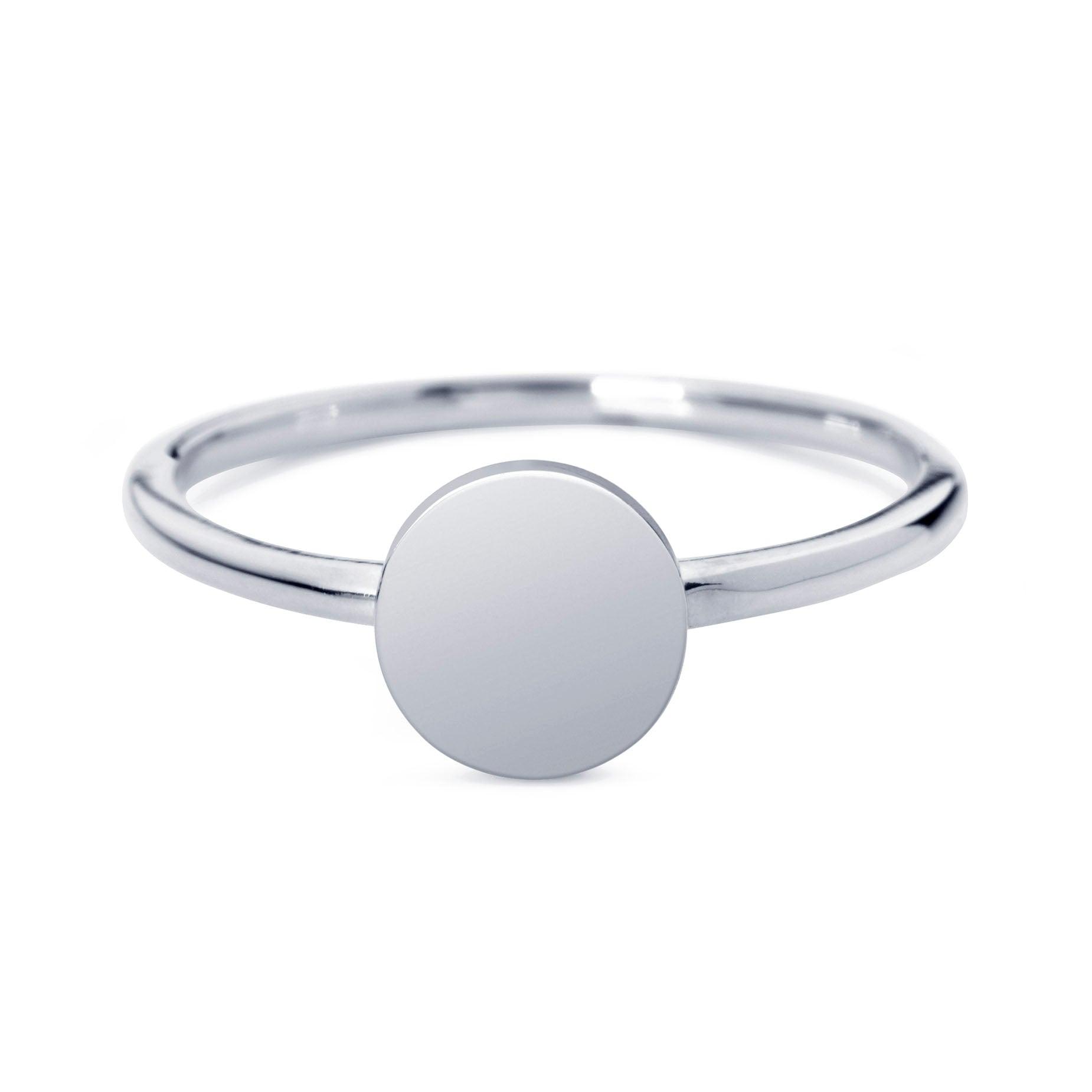 RING DISC 'FOREVER' SMOOTH POLISHED