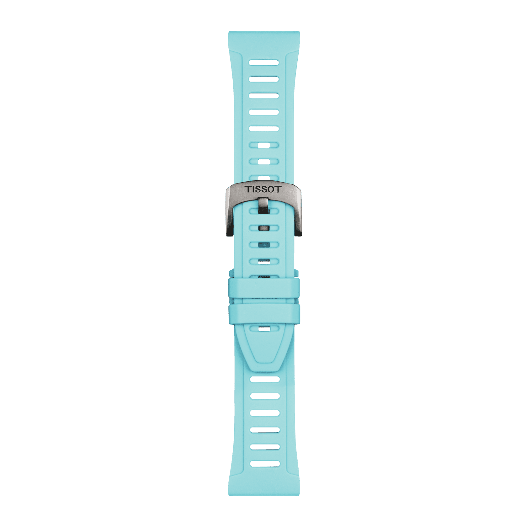 Tissot Official Ice Blue Silicone Strap Lugs 21 mm - Brunott Juwelier