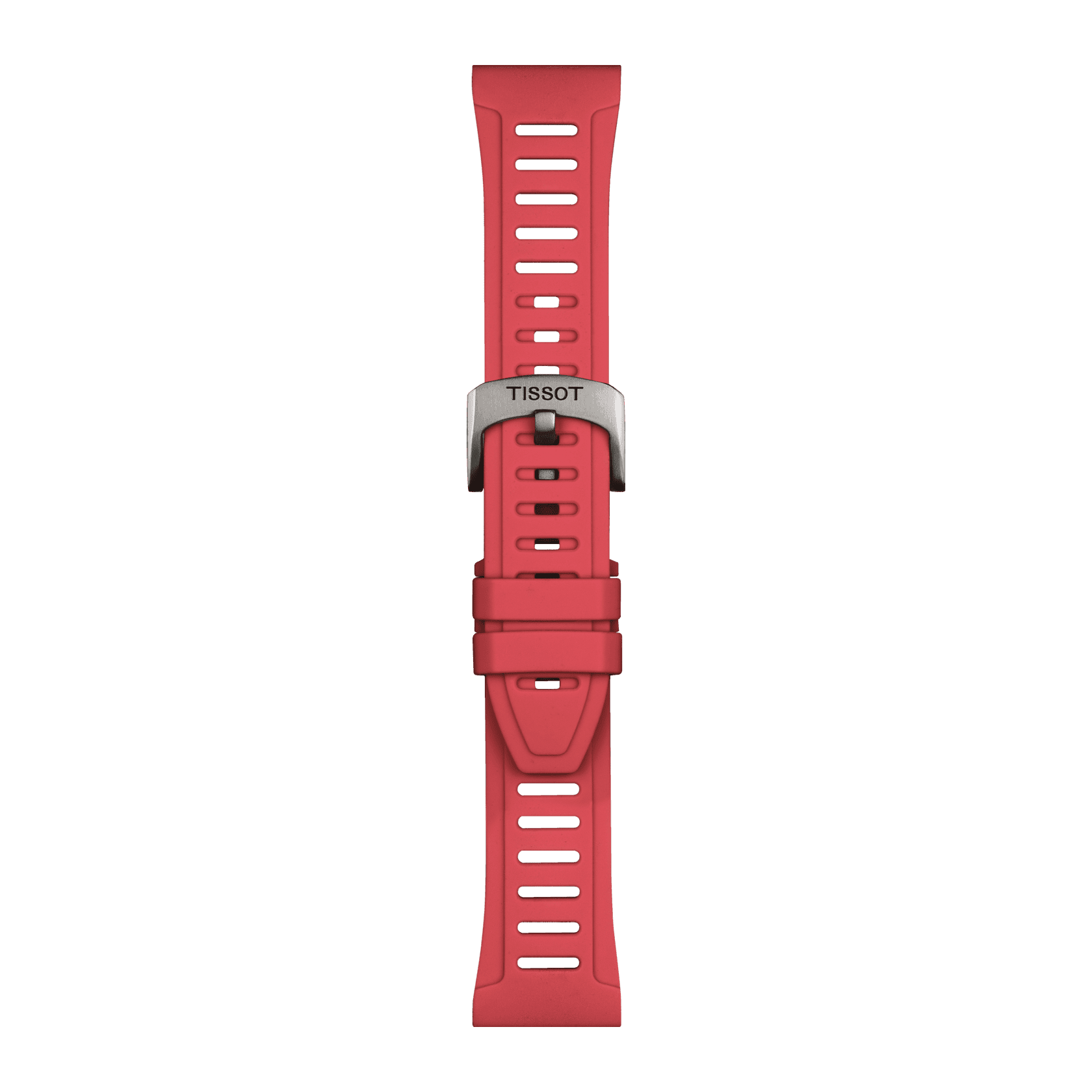 Tissot Official Red Silicone Strap Lugs 21 mm - Brunott Juwelier