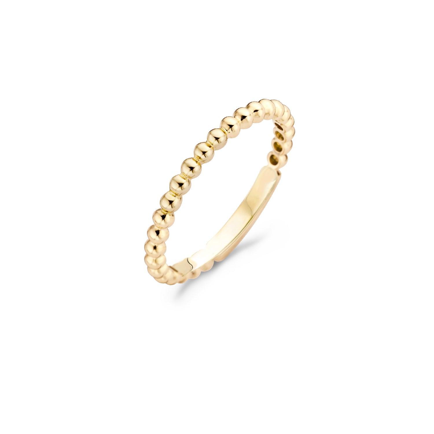 BLUSH RING 1127YGO - 14 K GEELGOUD