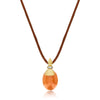 PETRA "AMULETS" GOLD, DIAMONDS AND ORANGE AVENTURINE PENDANT (LARGE)