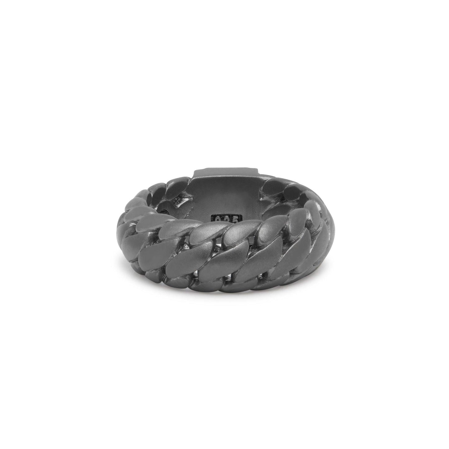 Ring Ben Small Black Rhodium 14KRT Geelgoud - Brunott Juwelier
